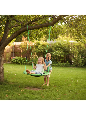 relaxdays Nestschaukel in Grün – 100 cm