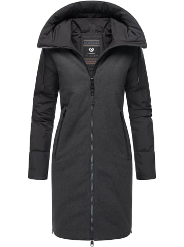 ragwear Wintermantel Jumana in Black