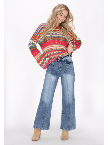 IZIA Women Pants in Blue Grey