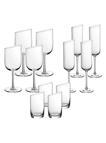 Villeroy & Boch 12er Set Wein- und Sektgläser NewMoon in transparent