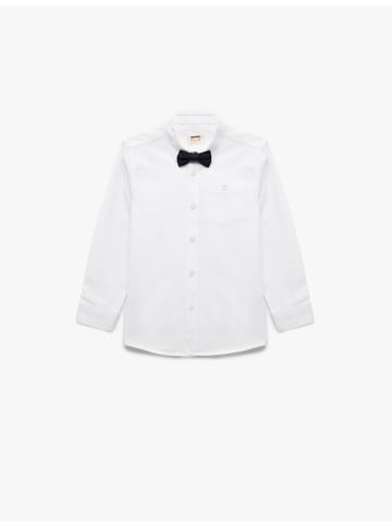 KOTON SHIRTS LS in Weiß