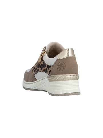 rieker Niedrige Sneakers aus Leder Alburi Beige