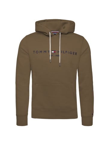 Tommy Hilfiger Kapuzenpullover Tommy Logo in braun