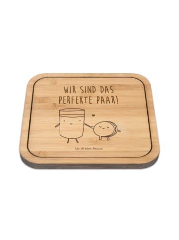 Mr. & Mrs. Panda Coaster Milch Keks mit Spruch in Transparent