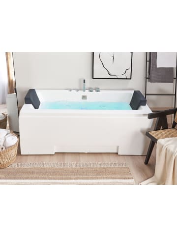 Beliani 5-tlg Whirlpool Badewannen GALLEY in Weiß