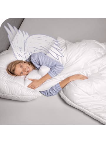 Schlafstil Cashmerebettdecke Extrawarm "N700" in weiß