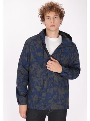 MO Herren Anorak in Dunkelgrau Marine Camouflage