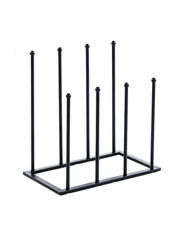 relaxdays Stiefelhalter in Schwarz - (B)41 x (H)45 x (T)25 cm