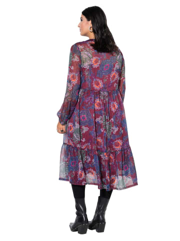 Studio Untold Kleid in dunkel kirschrot