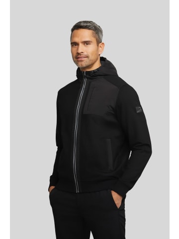 Bugatti Sweatjacke in schwarz