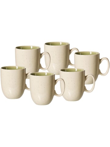Ritzenhoff & Breker 6-tlg. Kaffeebecher Skog in – 400 ml in Hellgrün