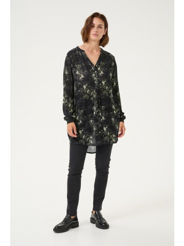 Kaffe Tunika BPalice Regular fit in Black/Green Graphic Print