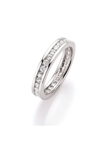 Smart Jewel Ring In Memoire Ring Optik Und Zirkonia in Weiss