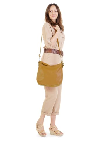 Samantha Look Shopper echt Leder in gelb