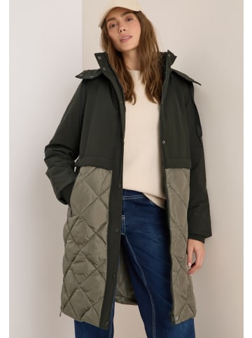 Cecil Mantel mit Strukturmix in Grün