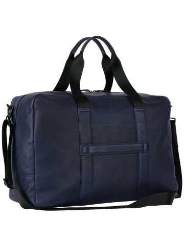 Leonhard Heyden Den Haag Reisetasche Leder 50 cm blau