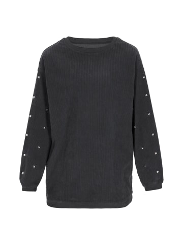 ROCKEASY Women Sweatshirt in Dark Grey