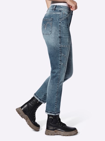 Heine Boyfriend-Jeans in blue-bleached