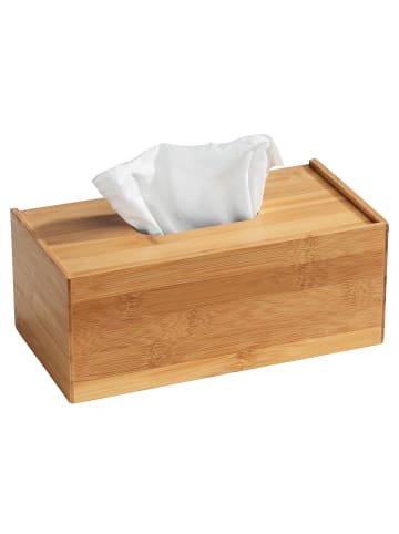 Wenko Taschentuchbox TERRA aus Bambus in Braun, (B) 10 x (H) 13 x (L) 25 cm