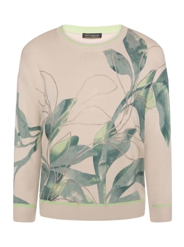 Betty Barclay Strickpullover mit Print in Beige/Green