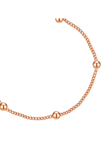 Glanzstücke München Armband aus Edelstahl in roségold