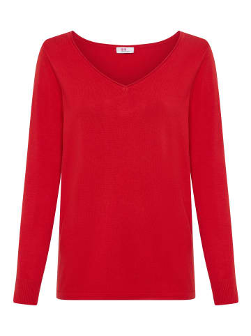 FLASHLIGHTS V-Ausschnitt-Pullover in rot