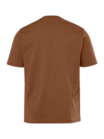 JP1880 Kurzarm T-Shirt in kastanienbraun