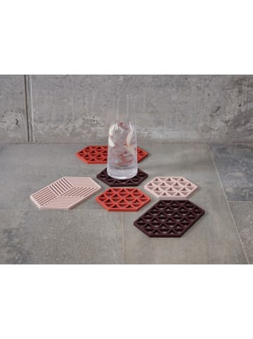 Zone Denmark Untersetzer Hexagon in Rose