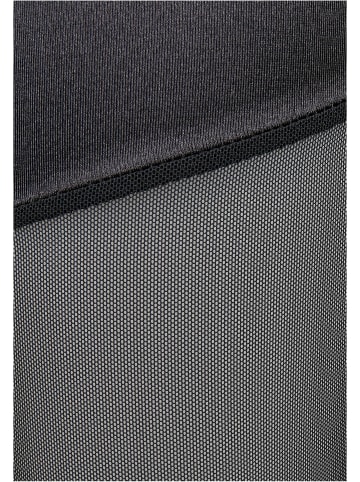 Urban Classics Urban Classics Damen Ladies Shiny Tech Mesh Leggings in black