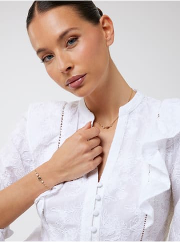 Guess Damen-Armband Multi Pearls 4G Goldfarben S