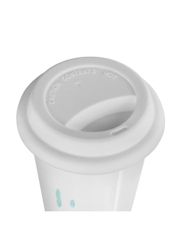 Mr. & Mrs. Panda Thermobecher Elefant Seifenblasen ohne Spruch in Weiß