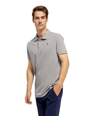 Polo Club Poloshirt in Grau Vigore