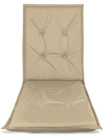 Aspero 2 Polsterauflagen Sonnenliegenauflage in Beige