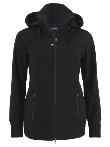 Polarino Fleecejacke in schwarz