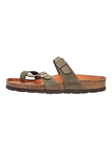 Pantoletten Olive