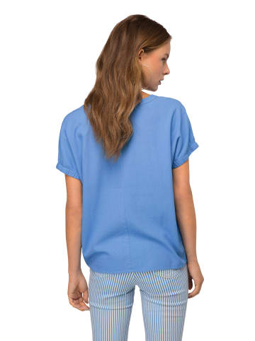 LAURASØN Bluse in azurblau