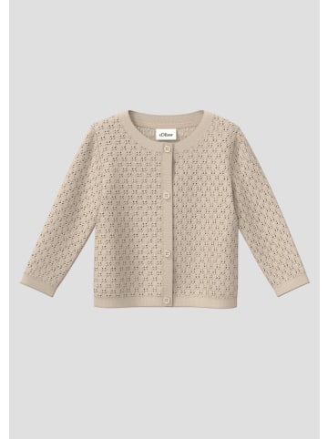 s.Oliver Strickjacke langarm in Beige