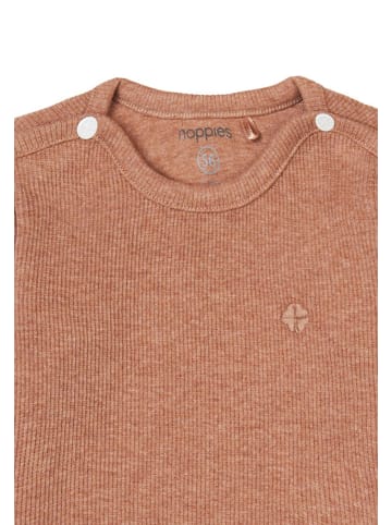 Noppies Langarmshirt Natal in Cafe Au Lait Melange