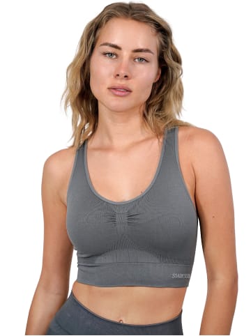 Stark Soul® Seamless Light Sports Bra - Sport BH in grau