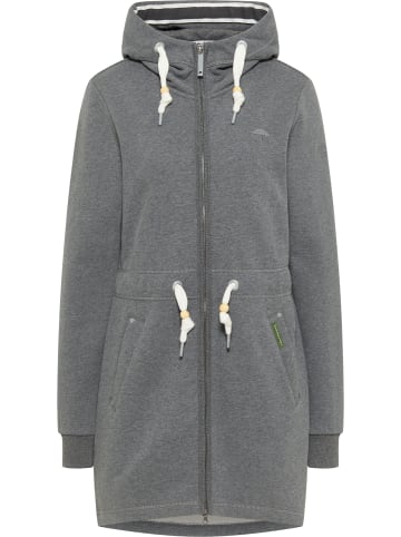 Schmuddelwedda Sweatjacke in Grau Melange