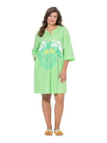 LAURASØN Midikleid in neon apfelgrün