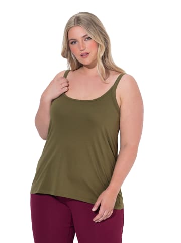 MIAMODA Strick-Top in dschungelgrün