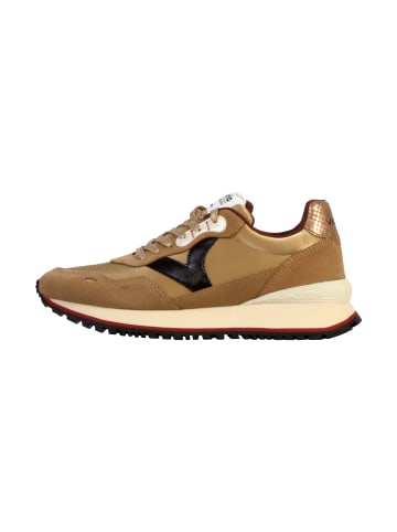 Victoria Viento Métal Ledersneaker Gold