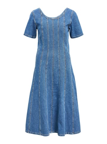 Object Maxikleid in Medium Blue Denim