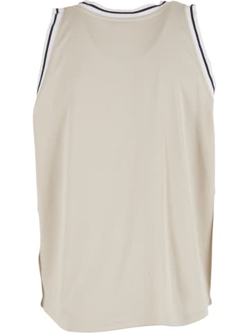 DEF DEF Herren Mesh Tanktop in oatmeal/white