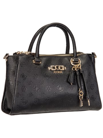 Guess Handtasche Anise Triple Comp Satchel in Black Logo