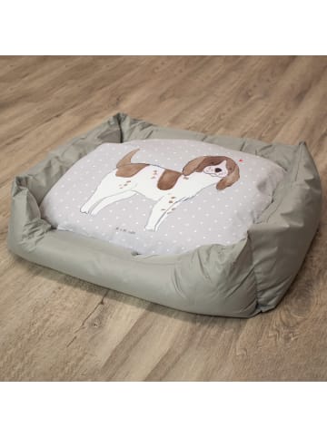 Mr. & Mrs. Panda Hundekissen English Springer Spaniel Lebensrett... in Grau Pastell