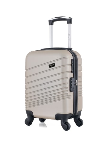 WAVE PARIS Handgepäck Koffer TIGRE in Beige (26L)