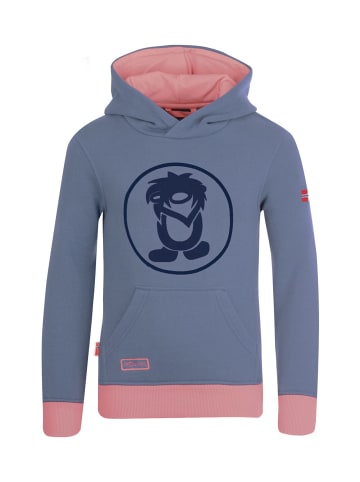 Trollkids Hoodie Pullover mit Kapuze "Troll" in Staub-Blau/Antikrosa