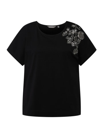 Ulla Popken Shirt in schwarz